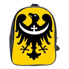 Dolnoslaskie Flag School Bag (large) by tony4urban