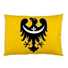 Dolnoslaskie Flag Pillow Case (two Sides) by tony4urban