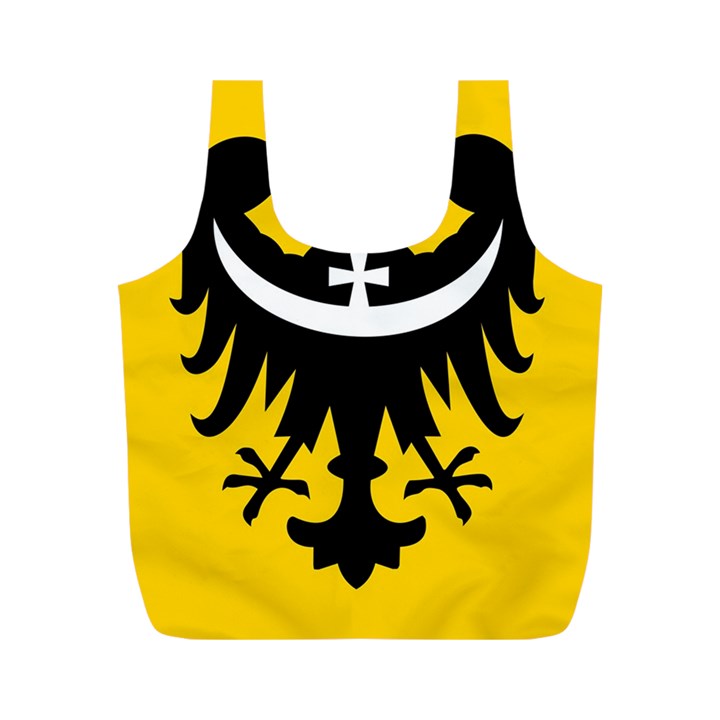 Dolnoslaskie Flag Full Print Recycle Bag (M)