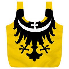 Dolnoslaskie Flag Full Print Recycle Bag (xl)