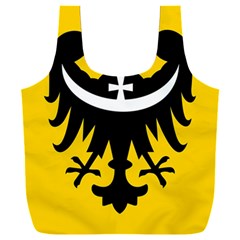 Dolnoslaskie Flag Full Print Recycle Bag (xxl) by tony4urban