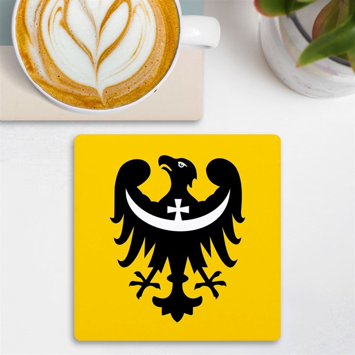 Dolnoslaskie Flag UV Print Square Tile Coaster 