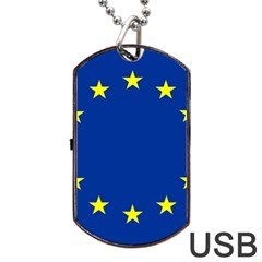 Europe Dog Tag Usb Flash (two Sides) by tony4urban