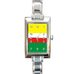 Lubuskie Flag Rectangle Italian Charm Watch