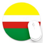 Lubuskie Flag Round Mousepad Front