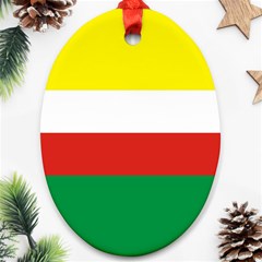 Lubuskie Flag Ornament (Oval)