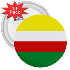 Lubuskie Flag 3  Buttons (10 pack) 