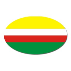 Lubuskie Flag Oval Magnet