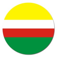 Lubuskie Flag Magnet 5  (Round)