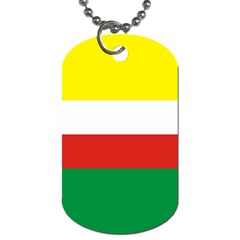 Lubuskie Flag Dog Tag (One Side)