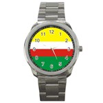 Lubuskie Flag Sport Metal Watch Front