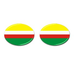 Lubuskie Flag Cufflinks (oval)