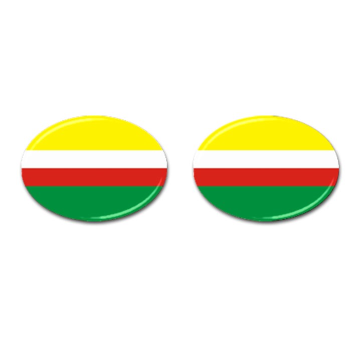 Lubuskie Flag Cufflinks (Oval)