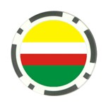 Lubuskie Flag Poker Chip Card Guard Front