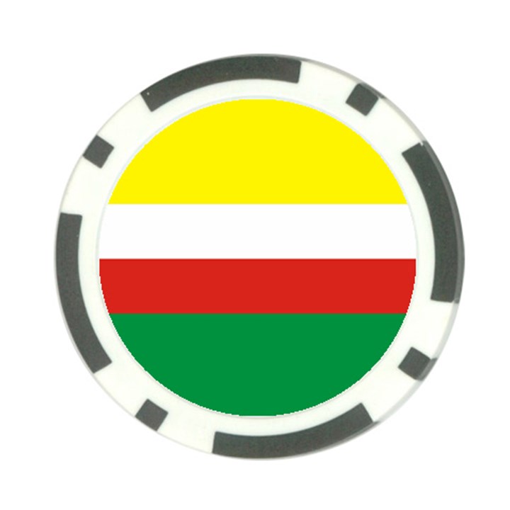 Lubuskie Flag Poker Chip Card Guard