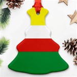 Lubuskie Flag Christmas Tree Ornament (Two Sides) Front