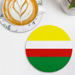 Lubuskie Flag UV Print Round Tile Coaster