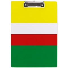 Lubuskie Flag A4 Acrylic Clipboard