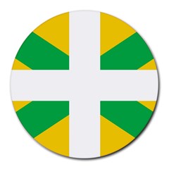 Halaka Flag Round Mousepad by tony4urban