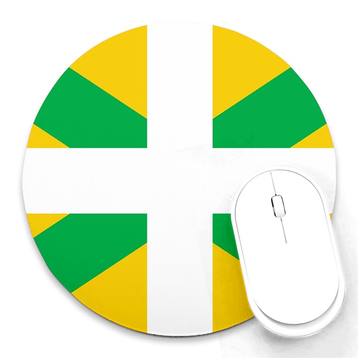 Halaka Flag Round Mousepad