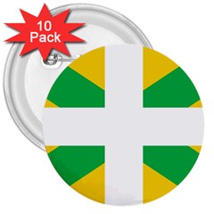 Halaka Flag 3  Buttons (10 Pack)  by tony4urban