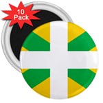 Halaka Flag 3  Magnets (10 pack)  Front