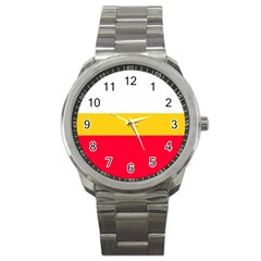 Malopolskie Flag Sport Metal Watch by tony4urban