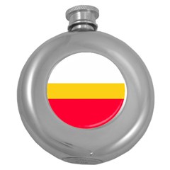 Malopolskie Flag Round Hip Flask (5 Oz) by tony4urban