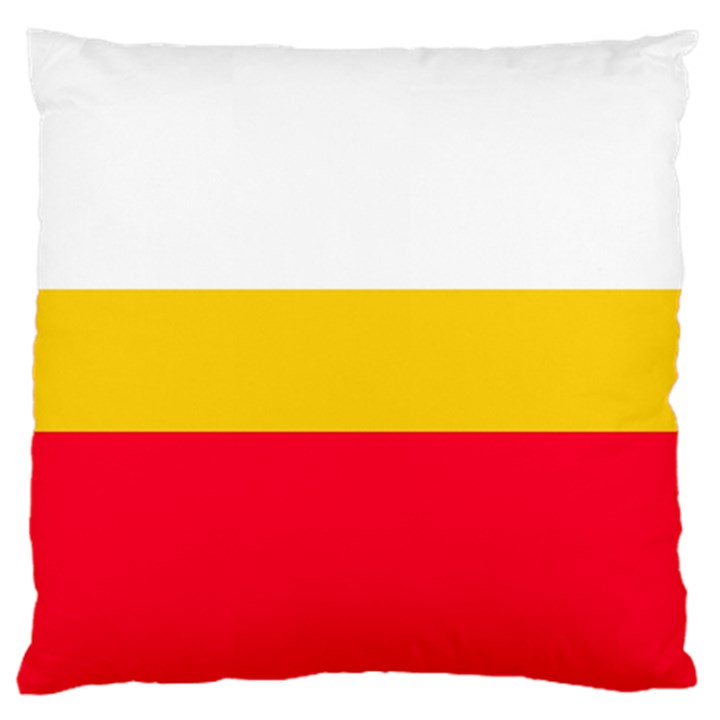 Malopolskie Flag Large Cushion Case (One Side)