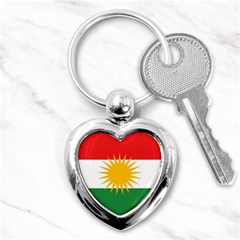 Kurdistan Flag Key Chain (heart) by tony4urban