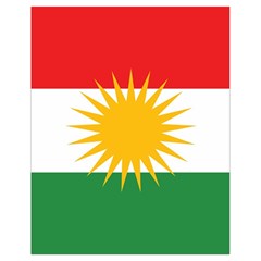 Kurdistan Flag Drawstring Bag (small)