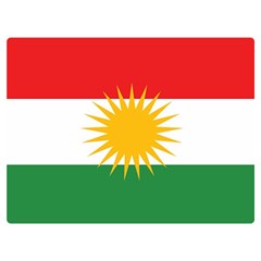 Kurdistan Flag Premium Plush Fleece Blanket (extra Small) by tony4urban