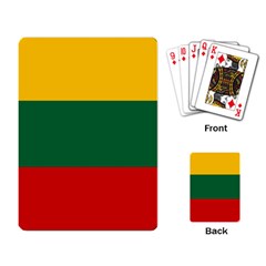 Lithuania Playing Cards Single Design (rectangle) by tony4urban