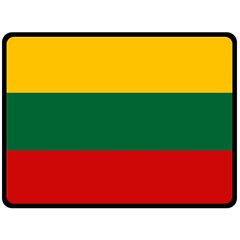 Lithuania One Side Fleece Blanket (large) by tony4urban