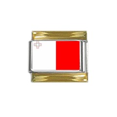 Malta Gold Trim Italian Charm (9mm)