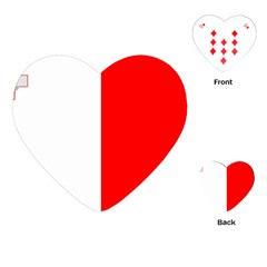 Malta Playing Cards Single Design (heart) by tony4urban