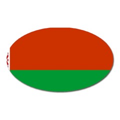 Belarus Oval Magnet