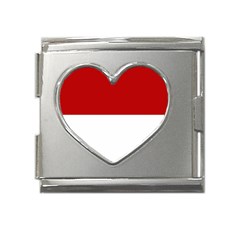 Monaco Mega Link Heart Italian Charm (18mm)