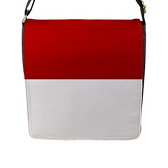 Monaco Flap Closure Messenger Bag (L)