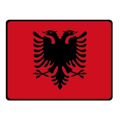 Albania One Side Fleece Blanket (small) by tony4urban