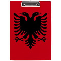 Albania A4 Acrylic Clipboard by tony4urban