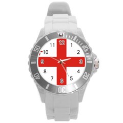 London Round Plastic Sport Watch (l) by tony4urban