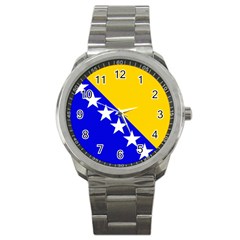 Bosnia And Herzegovina Sport Metal Watch by tony4urban