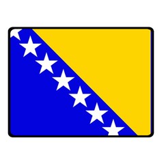 Bosnia And Herzegovina One Side Fleece Blanket (small) by tony4urban