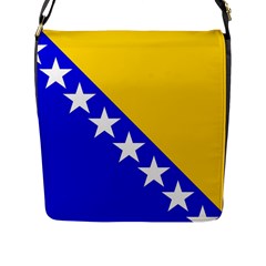 Bosnia And Herzegovina Flap Closure Messenger Bag (l) by tony4urban