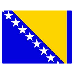 Bosnia And Herzegovina One Side Premium Plush Fleece Blanket (extra Small) by tony4urban