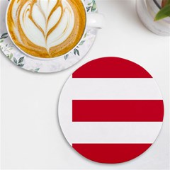 Eindhoven Flag Uv Print Round Tile Coaster by tony4urban