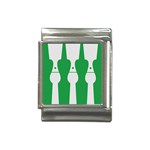 Hedmark Flag Italian Charm (13mm) Front