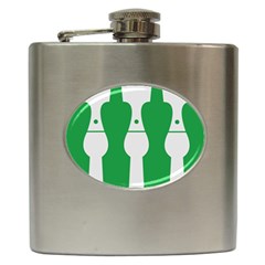 Hedmark Flag Hip Flask (6 Oz) by tony4urban