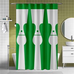 Hedmark Flag Shower Curtain 48  X 72  (small)  by tony4urban